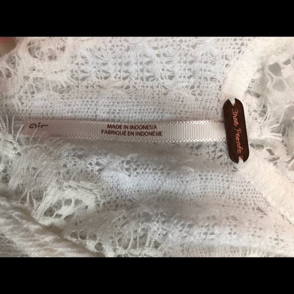 FREE PEOPLE Dream Girl Pointelle Top Nwt - Picture 6 of 8